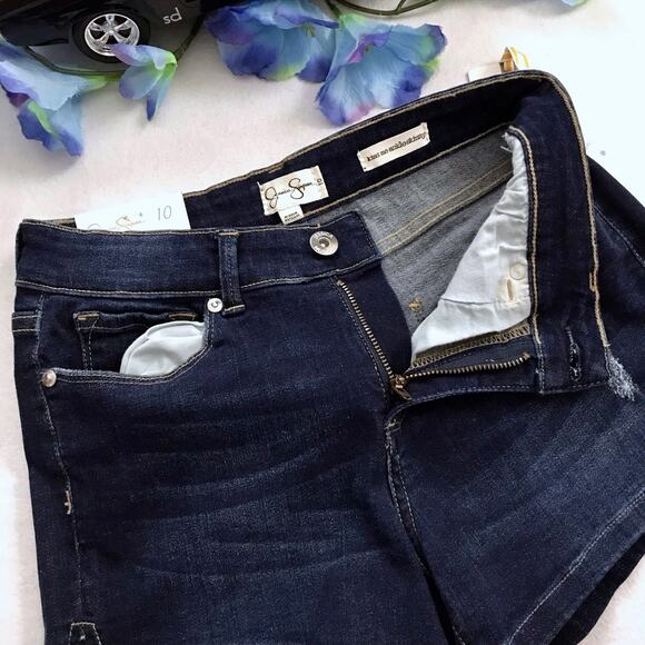 Jessica Simpson NWT Jean Shorts Girls 10 - Picture 4 of 7